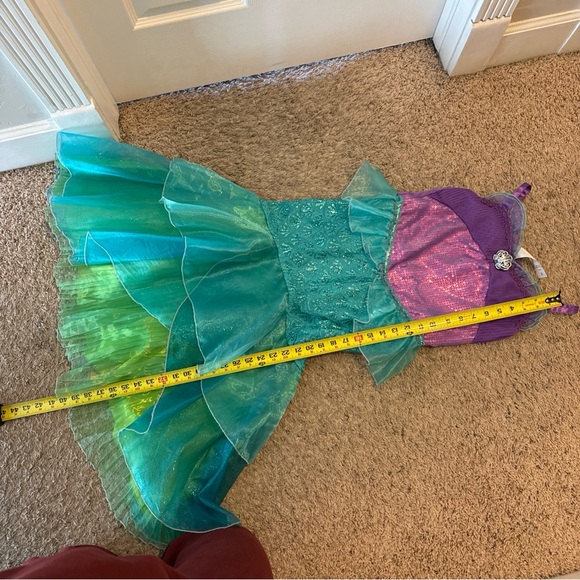 Disney Castle Collection Ariel The Little Mermaid Dress Costume Girls Size 11/12 - Picture 10 of 14